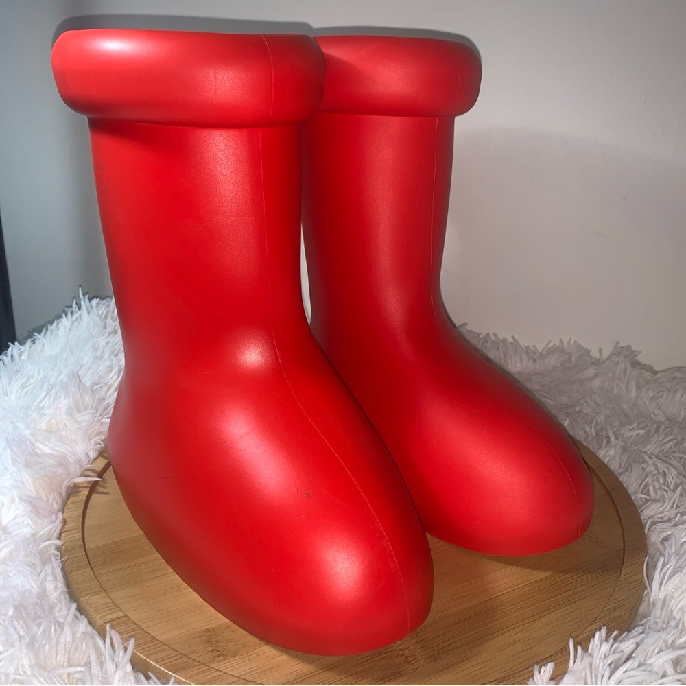 Cartoon Boots Big Red Boot Astro Boy Boots Women’s  Size 10